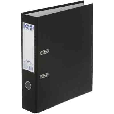 Папка - регистратор Buromax Etalon A4 75 мм Черный (BM.3015-01c) Винница