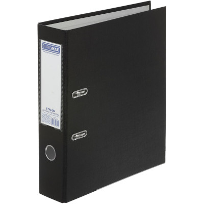 Папка - регистратор Buromax Etalon A4 75 мм Черный (BM.3015-01c) Винница - изображение 1