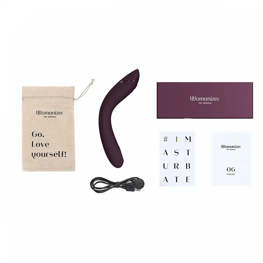 Вібратор для точки G з вакуумною стимуляцією Womanizer OG Aubergine Львів - фото 7