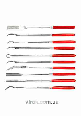 Надфілі алмазні YATO фігурні, l= 140/25 мм, b= 3 мм, Набір. 10 шт. [12/120] Одеса