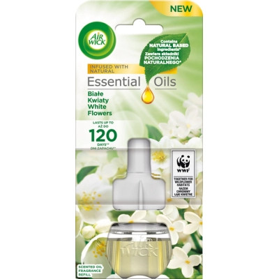 Освіжувач повітря Air Wick Райські квіти Змінний флакон до Електричного ароматизатора повітря 19 мл (5908252005598) Вінниця - фото 1