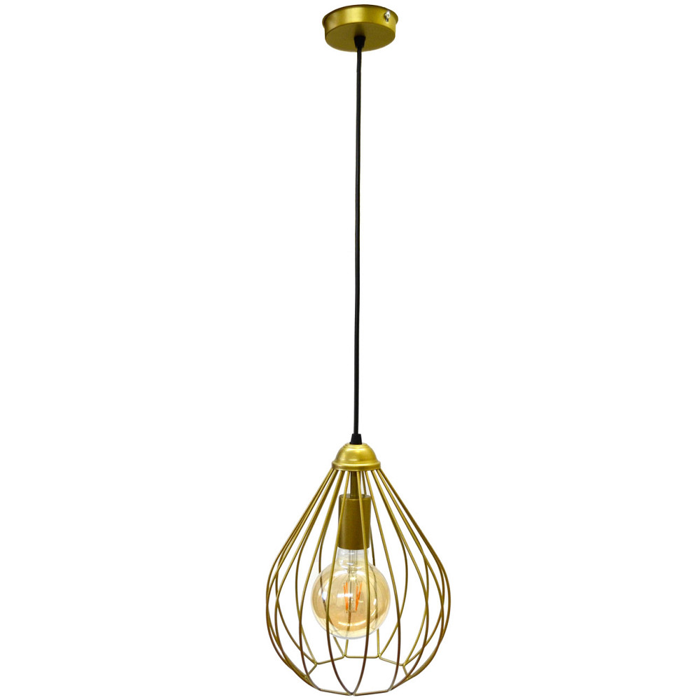 Світильник підвісний крапля лофт Kaplya NL 2229 G Київ - фото 1