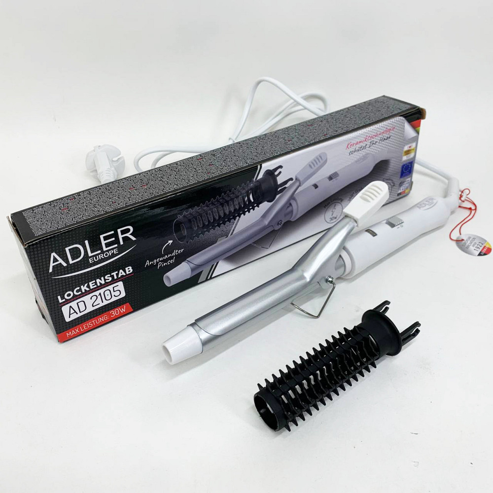 Щипцы для завивки и объема Adler AD 2105 20Вт, Утюжок для завивки волос Прибор волос VN-44 Львов - изображение 7