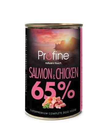 Влажный корм для собак Profine Dog с лососем и мясом курицы, 400 г Винница