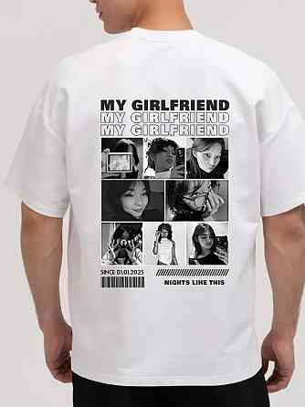 Футболка WIFEY, ONLY YOU, MY GIRLFRIEND з власними фото та текстом | Персоналізований дизайн Чернівці