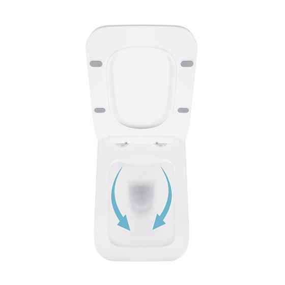 Унітаз підвісний Qtap Crow безобідковий із сидінням Soft-close QT05335170W Київ