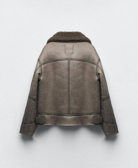 Дубленка женская на змейке L Харьков - изображение 5