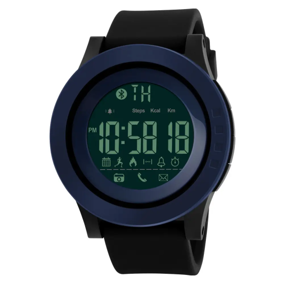 Годинник наручний з Bluetooth Skmei Innovation 1255 Синій Вінниця