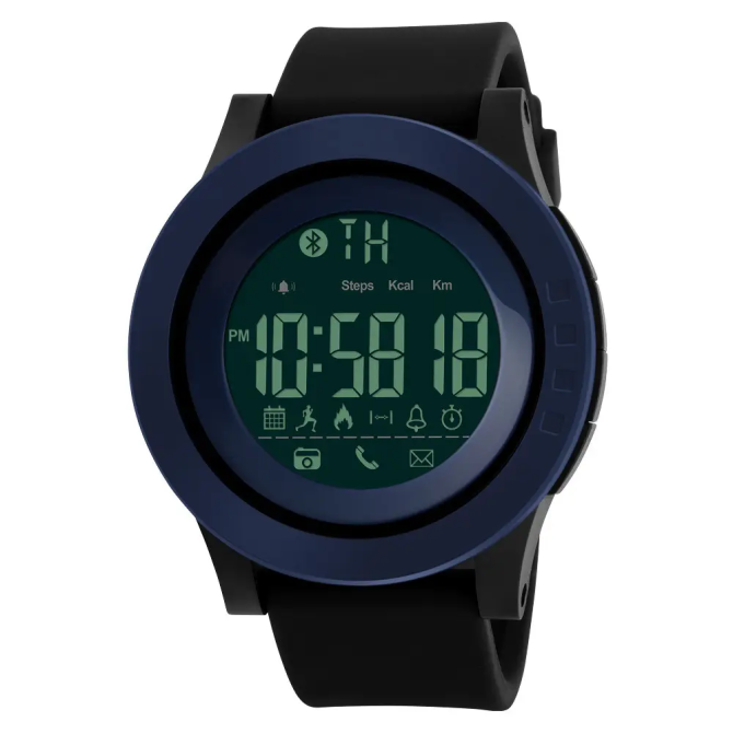 Годинник наручний з Bluetooth Skmei Innovation 1255 Синій Вінниця - фото 1