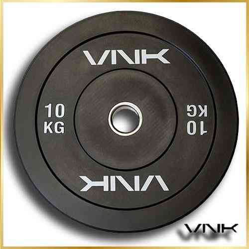 Олімпійський бамперний диск VNK Black 10 кг гумовий для залу та дому Київ