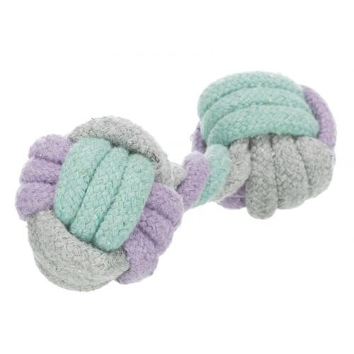 Іграшка Trixie Junior Rope Dumbbell для цуценят Гантель з канатом котон 15 см Київ - фото 2