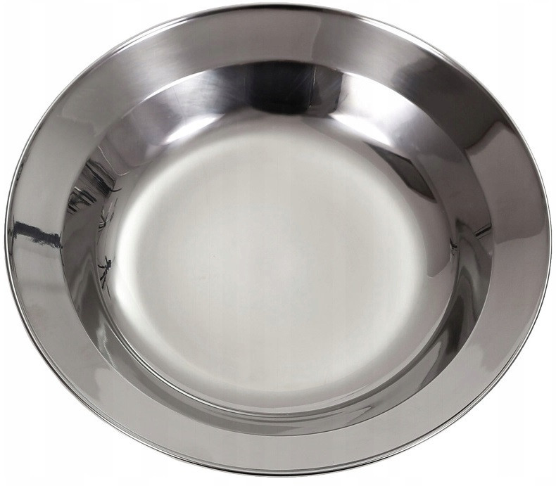 Тарілка діаметром 22 см для їжі Mil-Tec від Sturm (14684000) Нержавіюча сталь Нововолинськ - фото 3