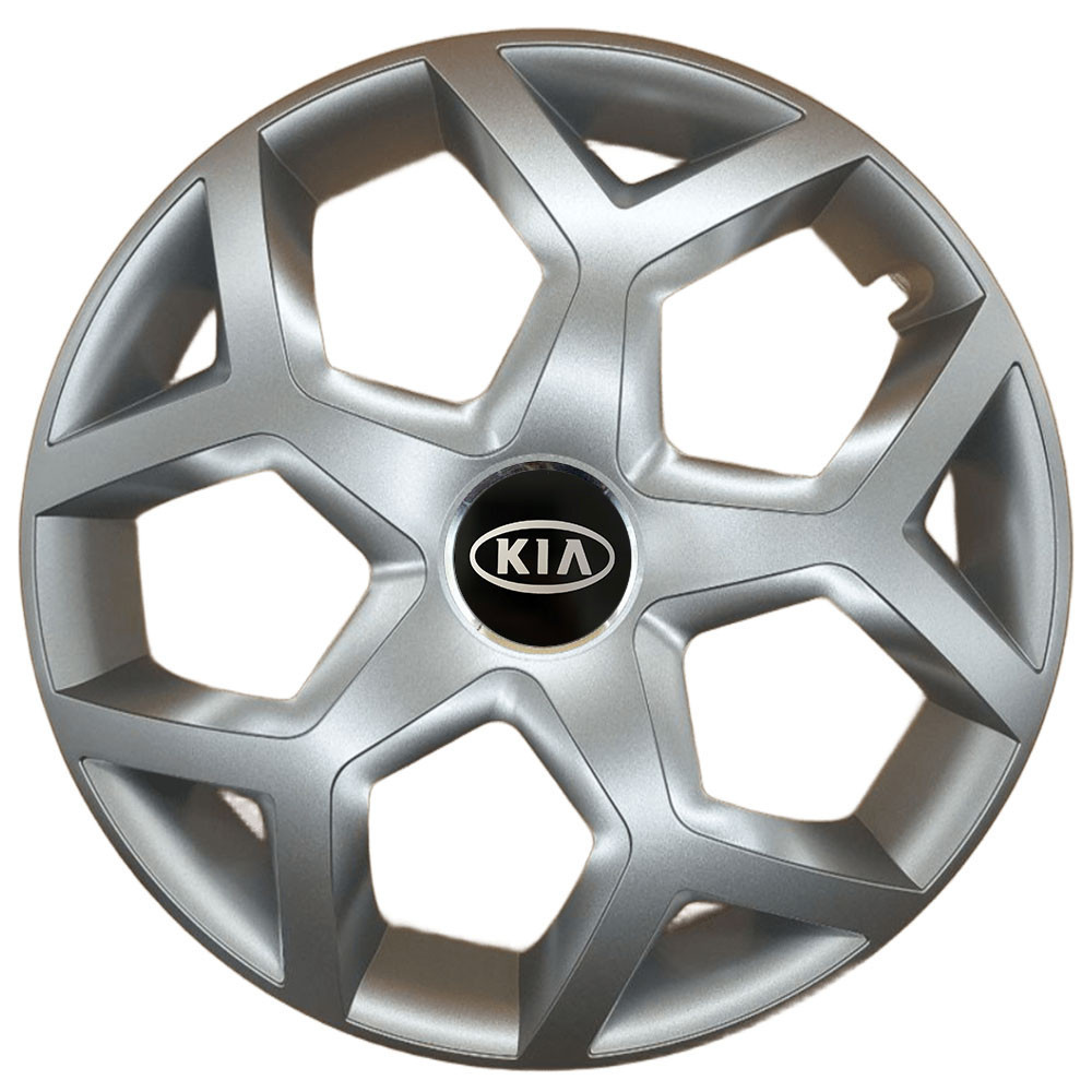 Автомобильные модельные колпаки R16 Kia 435 4шт, SJS, серебристые Винница - изображение 1