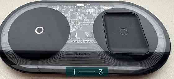 Заряджання Бездротове: Baseus 2в1 BS-W508. Київ