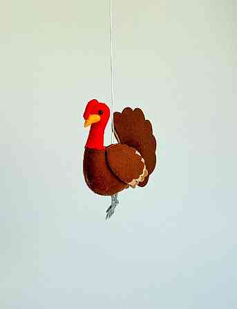 Мягкая фетровая игрушка индюк ручной работы – безопасная развивающая игрушка Киев