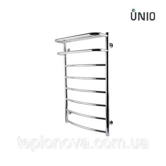 Полотенцесушитель Нержавейка UNIO 900x530-8 Оливия с полкой Черновцы