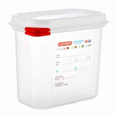 Пищевой контейнер Araven з кришкою GN 1/9 h-15 см 1,5 л (03022) Винница