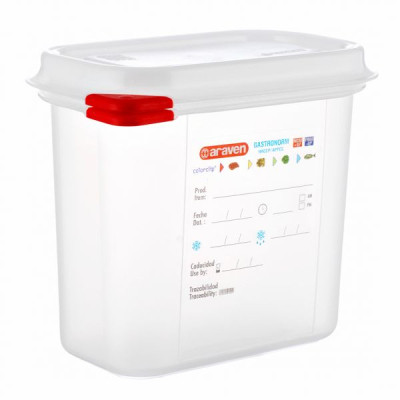 Харчовий контейнер Araven з кришкою GN 1/9 h-15 см 1,5 л (03022) Вінниця - фото 1