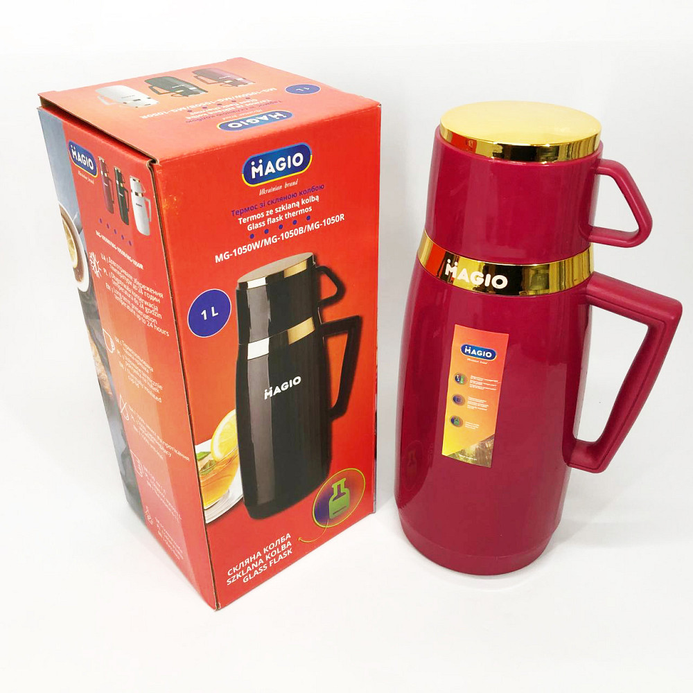 Чашка-термос для кави Magio, Якісний сімейний термос, Довговічний термос з вакуумною ізоляцією IX-30 Львів - фото 11
