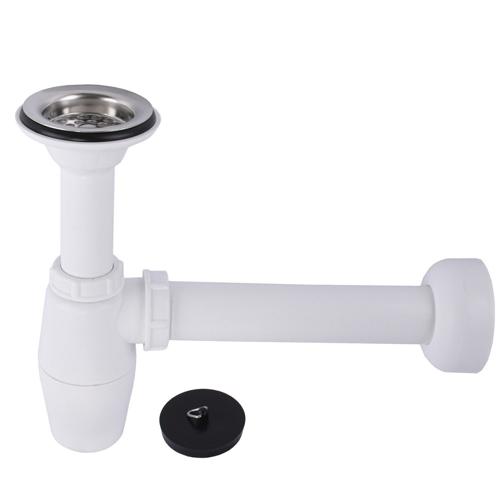 Сифон для раковины VIEGA 1 1/2″ x 1 1/2″ пластик белый бутыл. с/г 137182 (000000810) Киев - изображение 1