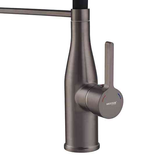 Змішувач для кухні Mixxus Premium Summer 017 GRAPHITE REFL.BLACK (MI6962) Київ