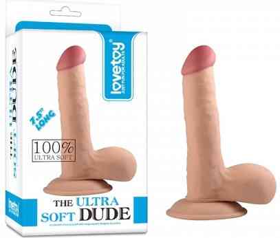 Фалоімітатор - The Ultra Soft Dude 7.5" Sex Aura Київ