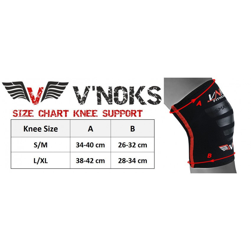 Наколінники VNK Neoprene 2 шт підтримка коліна для спорту фітнесу і тренувань Захист колінних суглобів Київ - фото 5