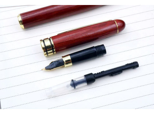 Ручка чорнильна із дерева Київ - фото 3