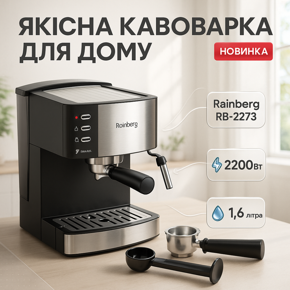 Кофеварка для приготовления кофе без гущи, Кофеварка для дома офиса дачи, Кофеварки с капучинатором TZ-42 Львов - изображение 8