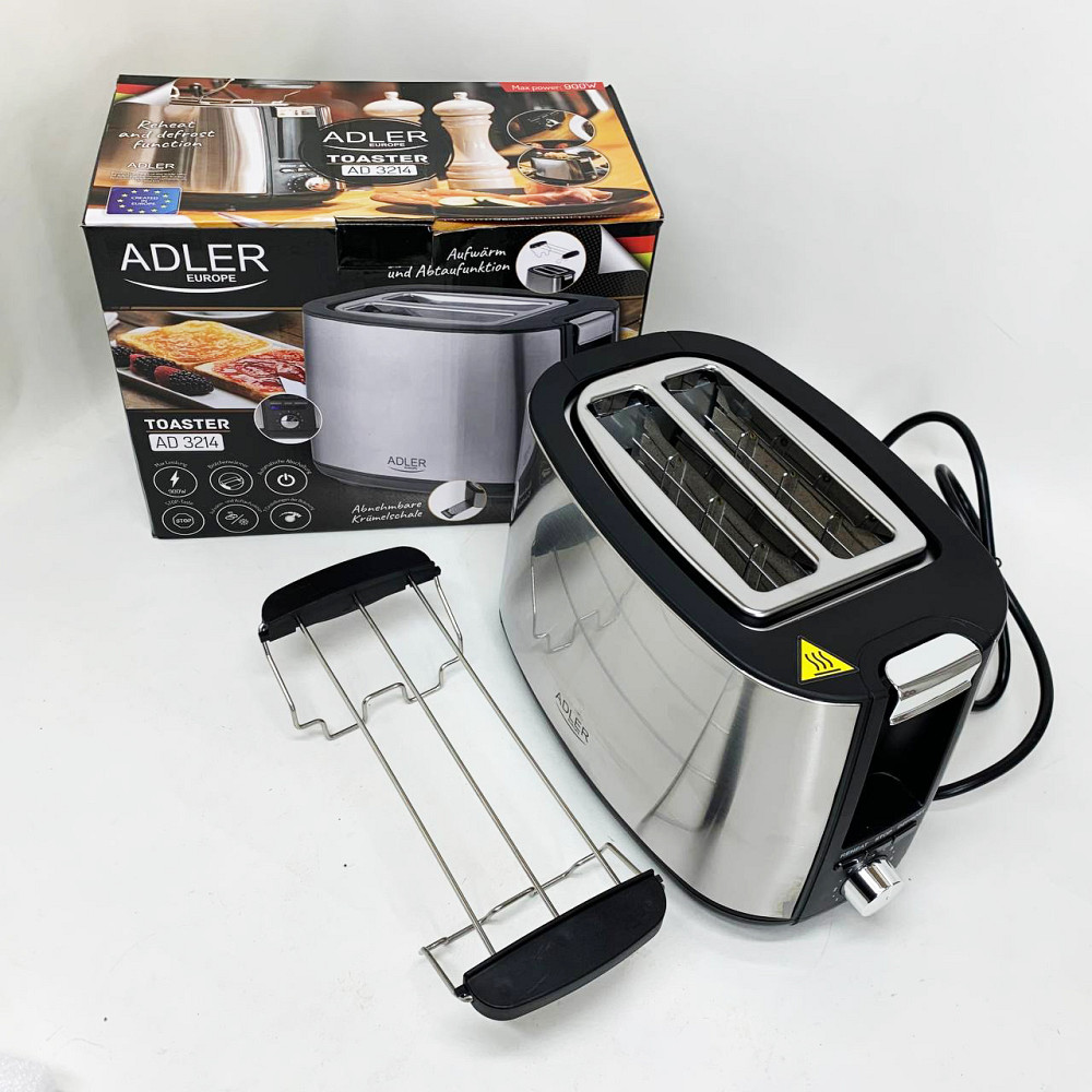 Тостер з функцією розігріву і розморожування Adler, Тостер для офісу та кафе подвійний LW-99 Львів - фото 10