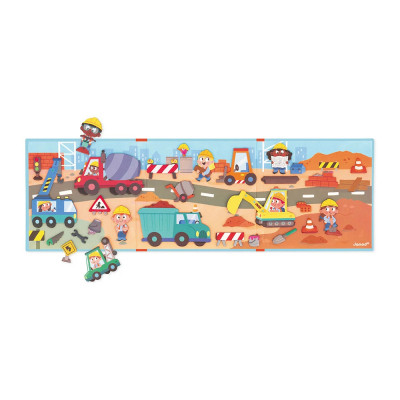 Развивающая игрушка Janod Магнитные истории Строительная площадка 30 элементов (J05454) Винница - изображение 4