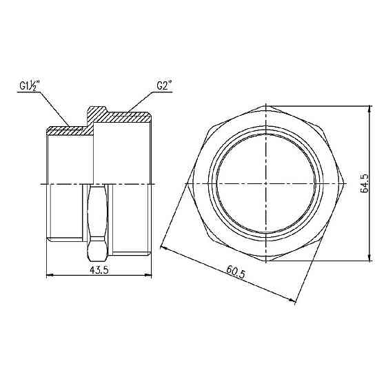 Ниппель редукционный Thermo Alliance Forte 2