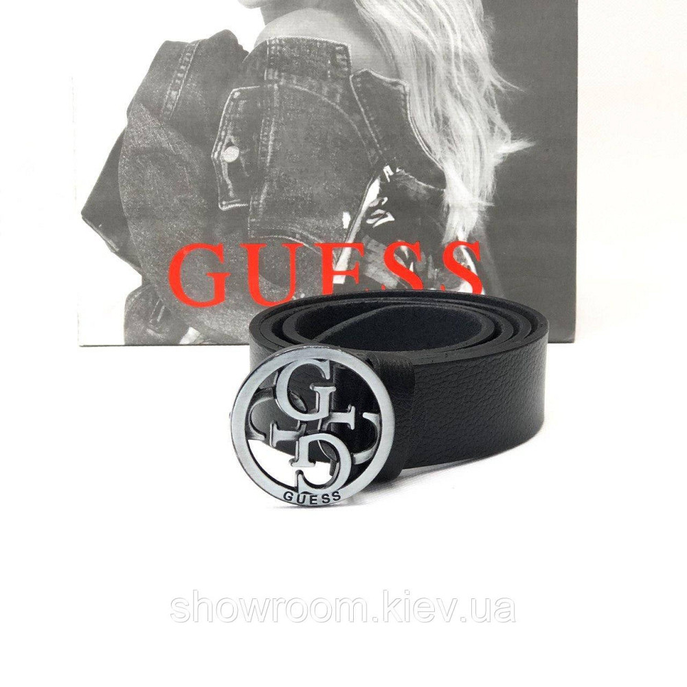 Женский кожаный ремень (4001) grey 3 см Киев - изображение 5