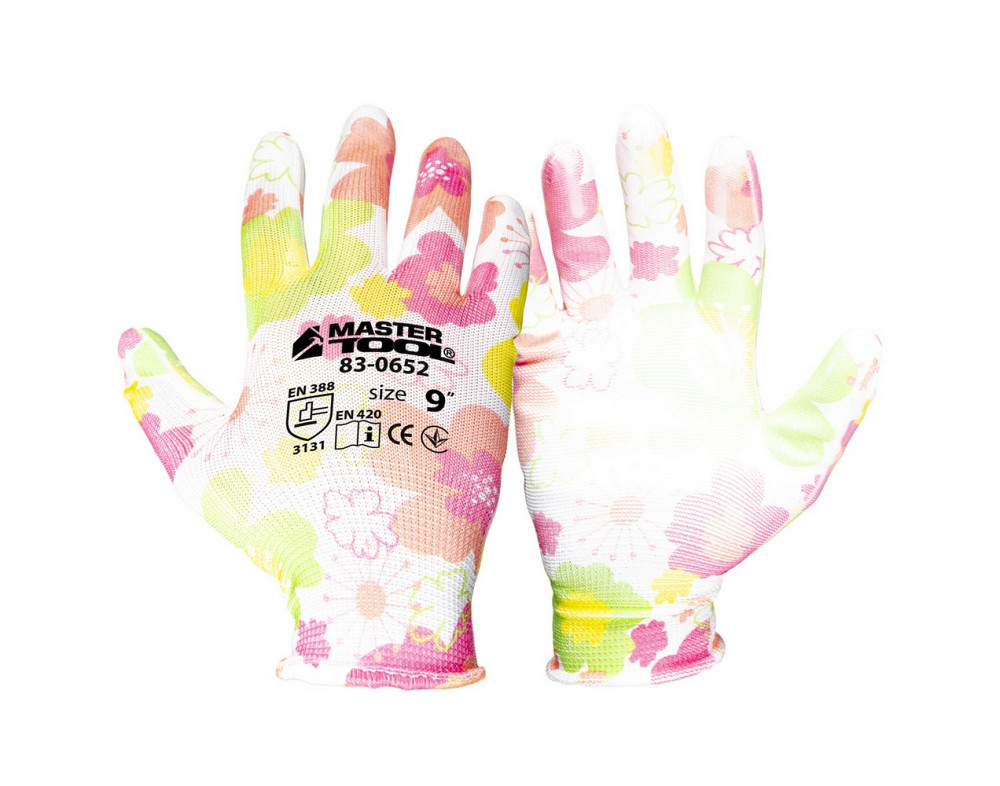 MASTERTOOL Рукавички безшовні трикотажні MASTERTOOL "Мальва" з поліуретановим покриттям долоні Коломия - фото 3
