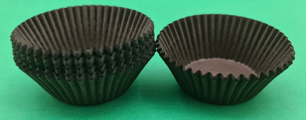 Тартолетка для чізкейк "Кругла коричнева"D45 H26 (100шт)/6а/ (1 уп.) Харків - фото 1