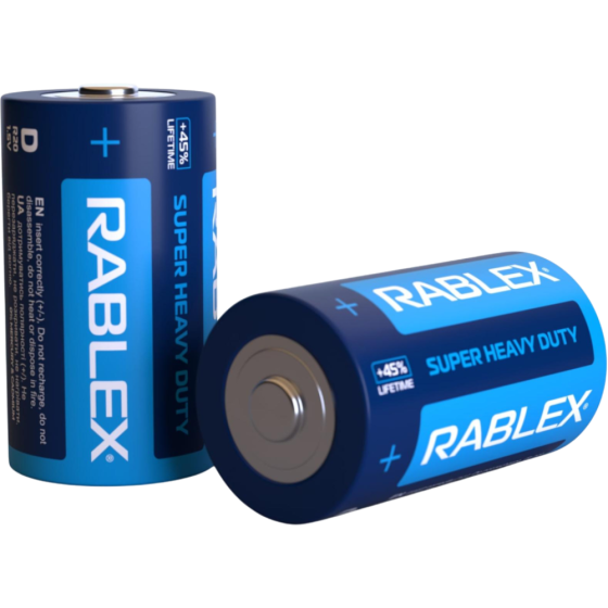 Батарейка Rablex R20 D, Super Heavy Duty 1.5V солевая Днепр