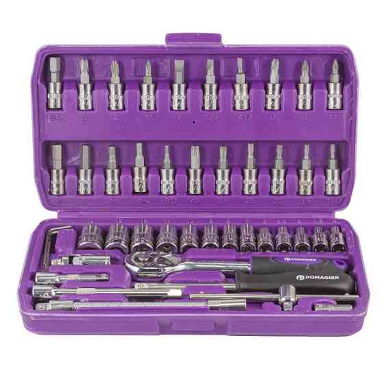 Набір інструментів 46пр. 1/4" (6гр.) Одеса