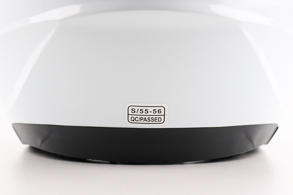 Шолом відкритий+відкидні окуляри BLD-708 S (55-56см), БІЛИЙ глянець Киев - изображение 8