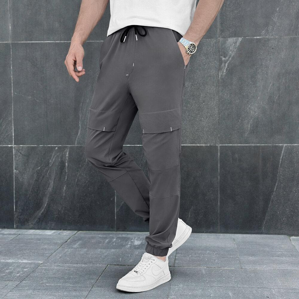 Чоловічі штани джогери з кишенями темно-сірі Pobedov Vershyna Київ - фото 4