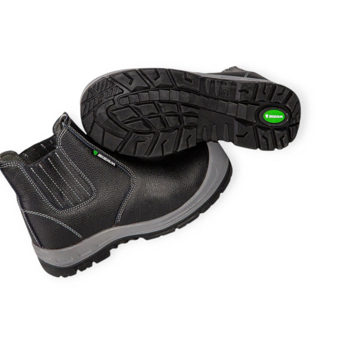 Черевики Pittsburgh захисні без шнурків, р 40 шкіра, композитний піднос, антипрокол. маслобензостій Мукачево - фото 3