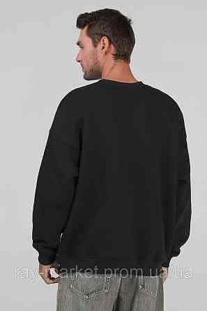 Світшот оверсайз утеплений RAY OVERSIZE чоловічий чорний (U0304M-Black) Київ
