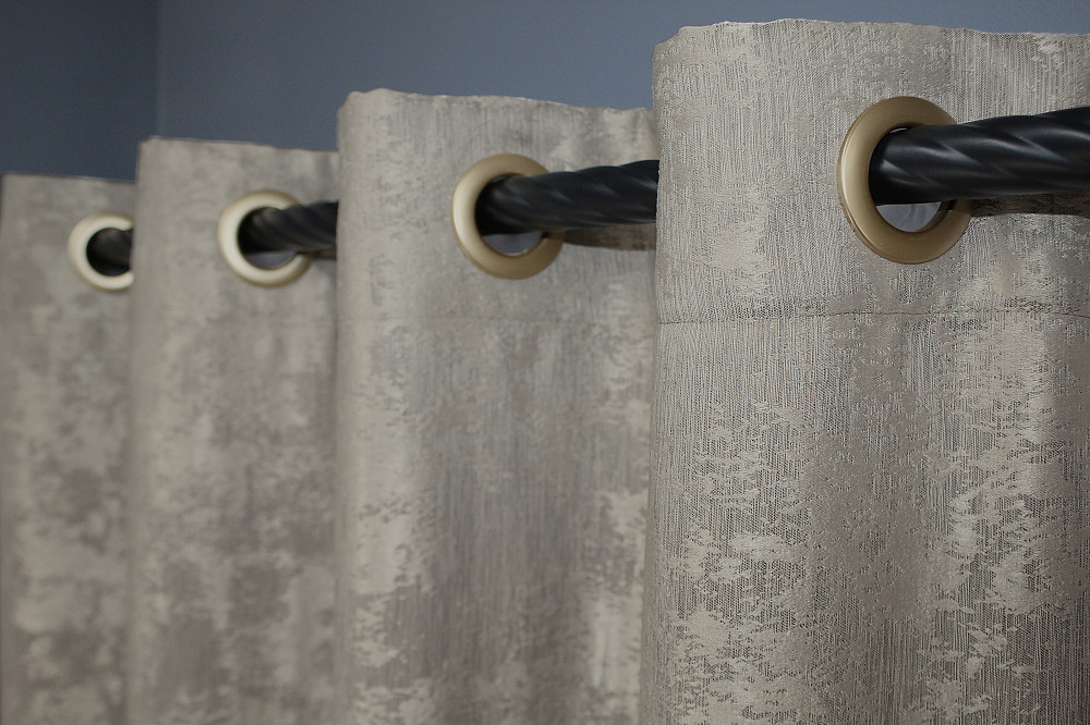 Комплект штор на люверсах VR-Textil Жакард Sultan XO № 1143ш 150х250 см 2 шт Капучино (37-0026) Київ - фото 8