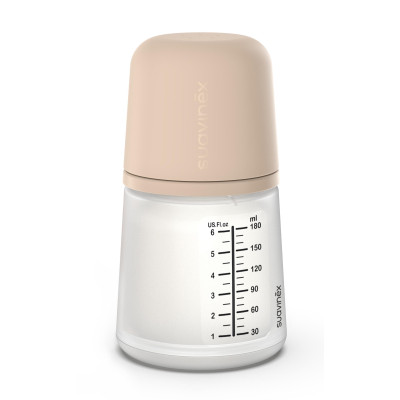 Пляшечка для годування Suavinex Zero. Zero Beige 180 мл, адаптивний потік (308416) Вінниця - фото 2