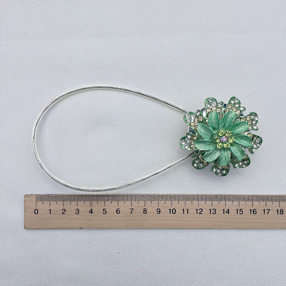 Магніти для штор та гардин "Flowers" набір 2 шт М'ятний (81-219) Київ - фото 7