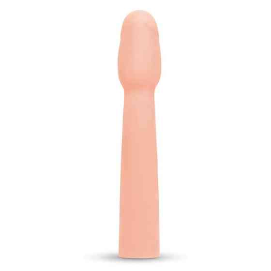 Насадка на пенис Size-Up Penis Entender с 3 эрекционными кольцами в наборе, бежевая Sex Aura Киев