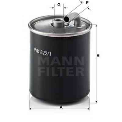 Фильтр топливный Mann WK822/1 Винница