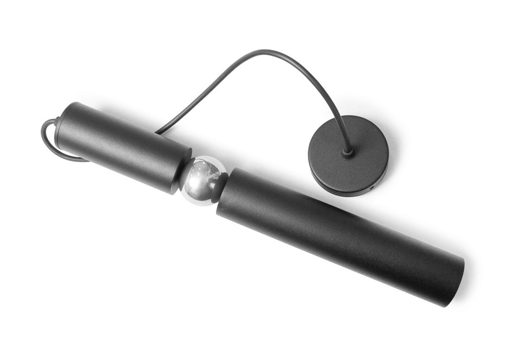 Світильник підвісний трубка Е27 Antique NL 40500 BK+CR Київ - фото 1