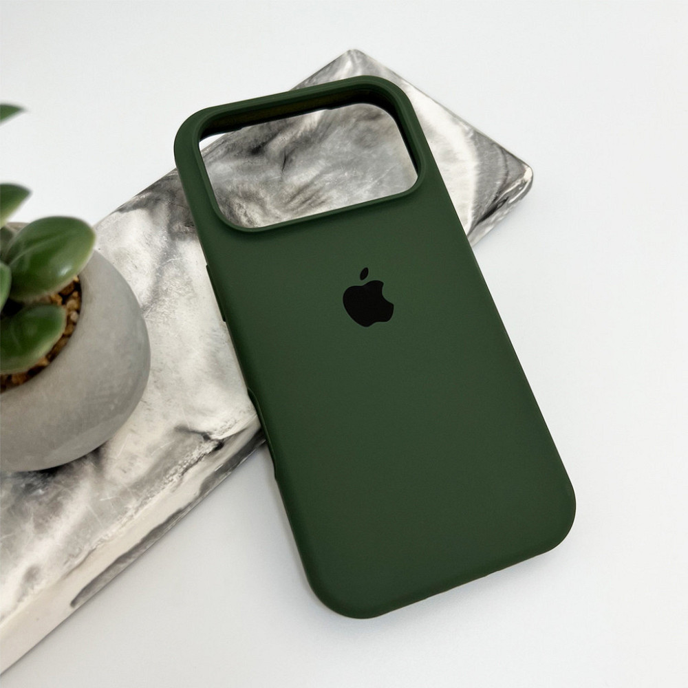 Чохол для смартфона Silicone Full Case AA Open Cam for Apple iPhone 17 Pro 31,Dark Green Киев - изображение 4
