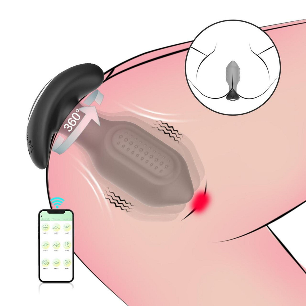 Анальная пробка - Vibrating Anal Plug, APP Sex Aura Киев - изображение 5