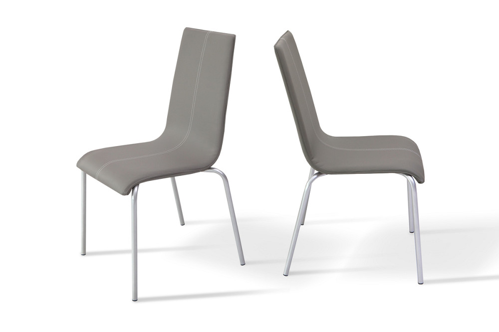 Стілець обідній Келлі зі строчкою, (сірий)--- Київ - фото 1